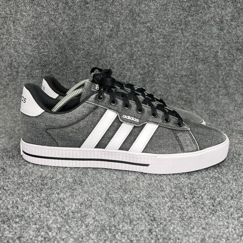 adidas Men's Gray & White Casual Skate Sneakers